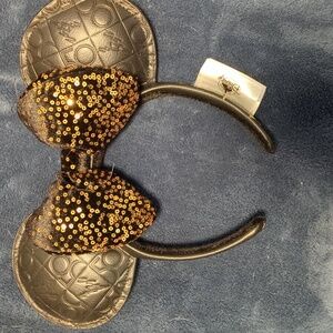 Disney Black leather Minnie ears